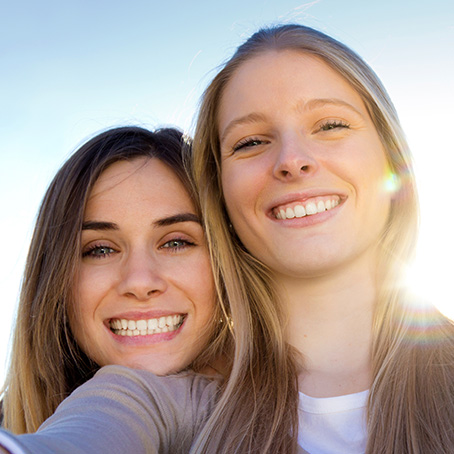 smiling women